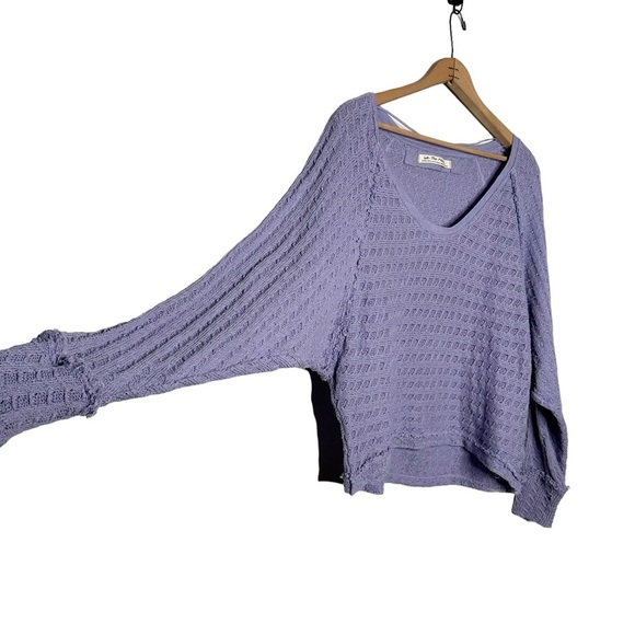 Free People | We The Free Thien Hacci Raw Seams Sweater Size XS - Picture 6 of 8